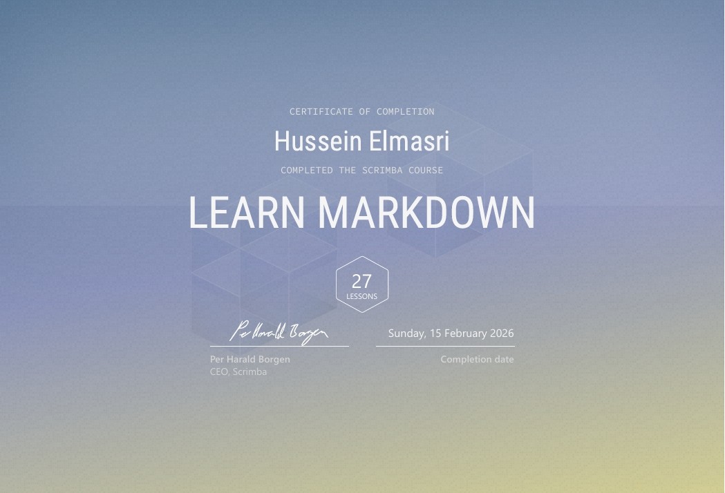 Learn Markdown